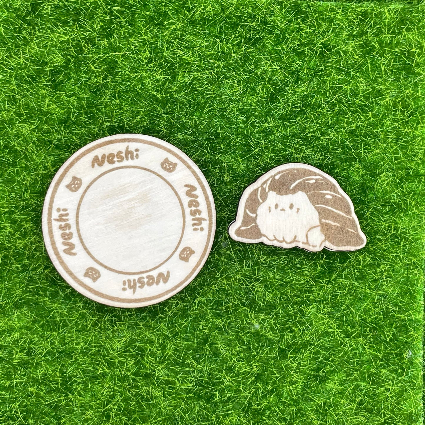 Sushi Neko Wooden Fridge Magnet
