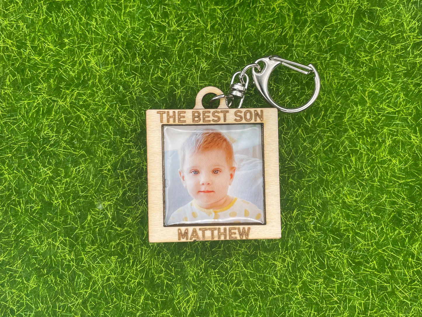 Personalized Mini Photo Keychain