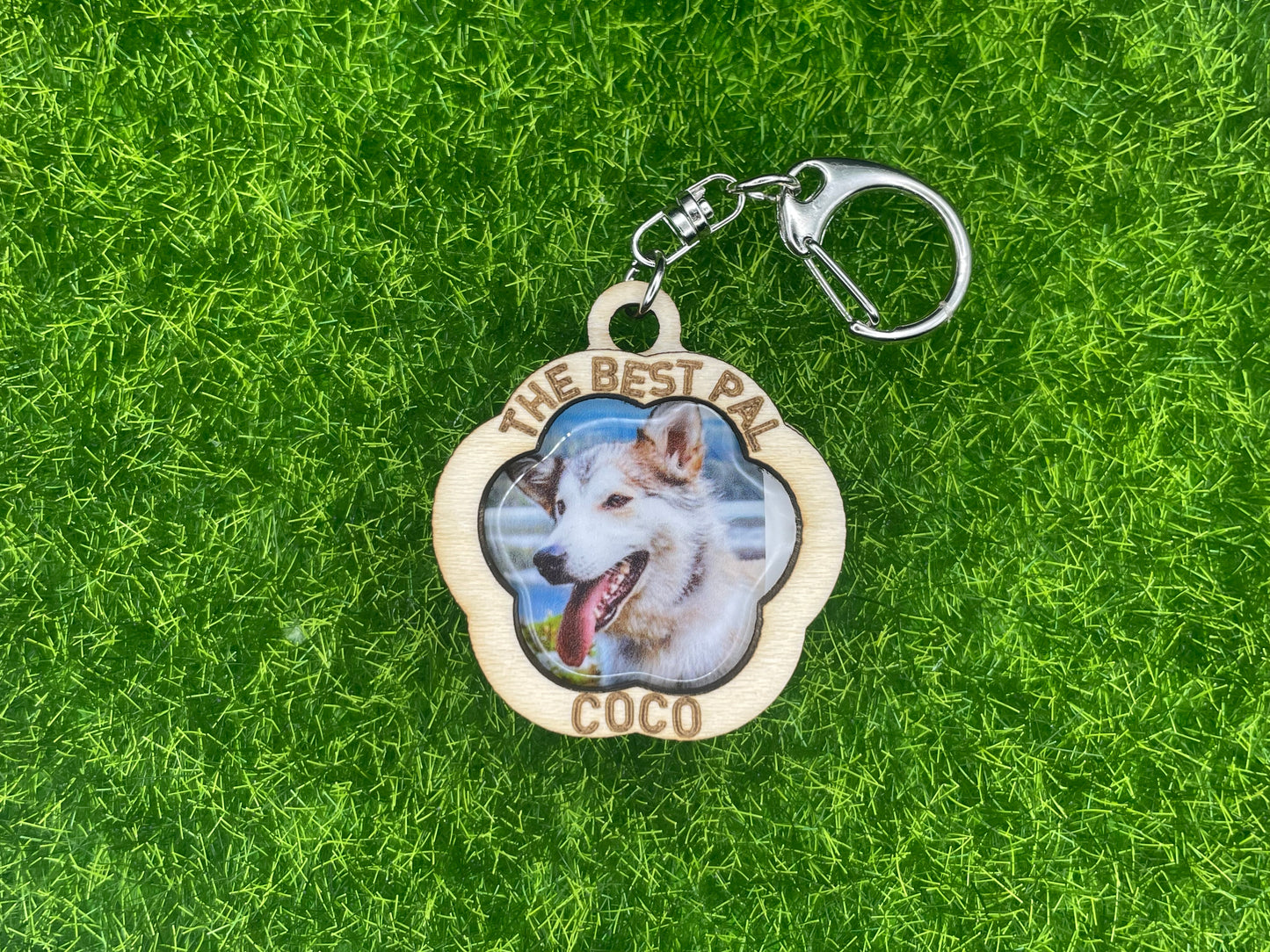 Personalized Mini Photo Keychain